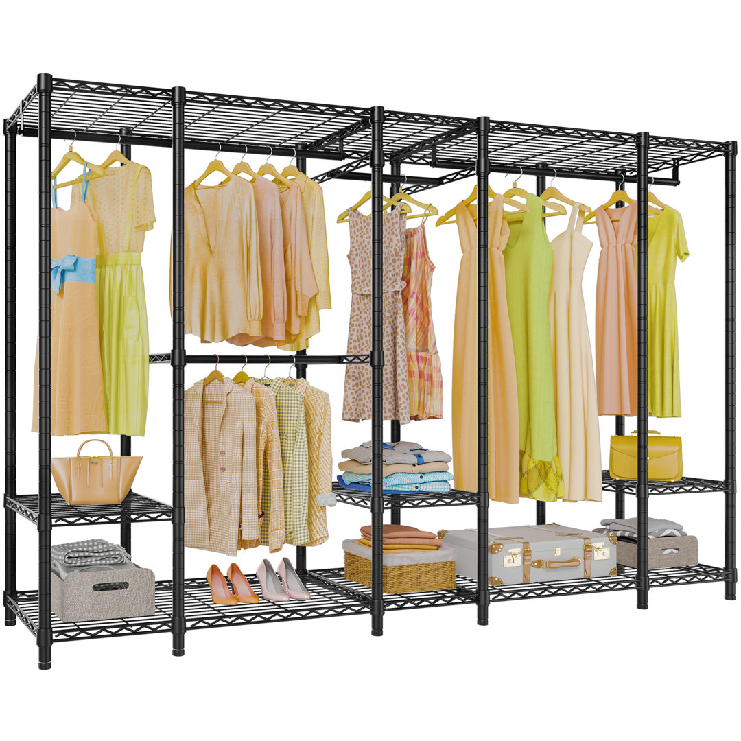 VIPEK V50 Extra Large Garment Rack, Heavy Duty Clothes Rack for Hanging Clothes, 89.8" L x 15.7" W x 76.4" H